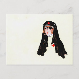 Vintage Krankenversicherung Postkarte