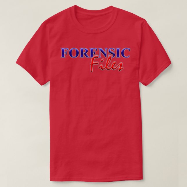 Vintage kriminaltechnische Dateien T-Shirt (Design vorne)