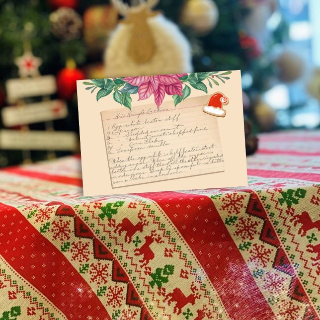 Vintage Kris Kringle Cookies Rezept Weihnachten (Von Creator hochgeladen)