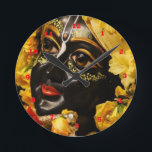 VINTAGE Krishna India Canada Runde Wanduhr<br><div class="desc">Style: Round (Medium) It's time to show off your favorite art, photos, and text with a custom round wall clock from Zazzle. Featured in two sizes, this wall clock is vibrantly printed with AcryliPrint®HD process to ensure the highest quality display of any content. Order this custom round wall clock for...</div>