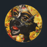 VINTAGE Krishna India Canada Runde Wanduhr<br><div class="desc">Style: Round (Medium) It's time to show off your favorite art, photos, and text with a custom round wall clock from Zazzle. Featured in two sizes, this wall clock is vibrantly printed with AcryliPrint®HD process to ensure the highest quality display of any content. Order this custom round wall clock for...</div>
