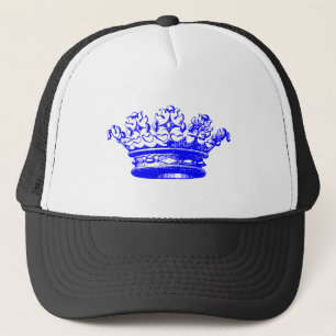Vintage Krone - Blau Truckerkappe