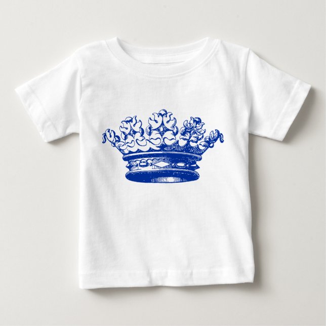 Vintage Krone - Marine Baby T-shirt (Vorderseite)