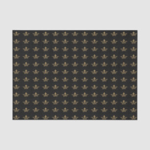 Vintage Kronenmetallic Seidenpapier