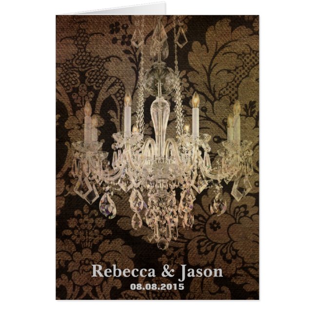 Vintage Kronleuchter-Hochzeit (Vorne)