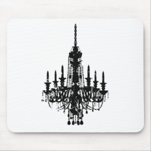 vintage Kronleuchterdesign Mousepad