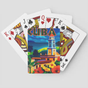 Vintage Kuba-Reise Spielkarten