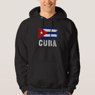 Vintage kubanische Flagge kubanischer Familienstol Hoodie