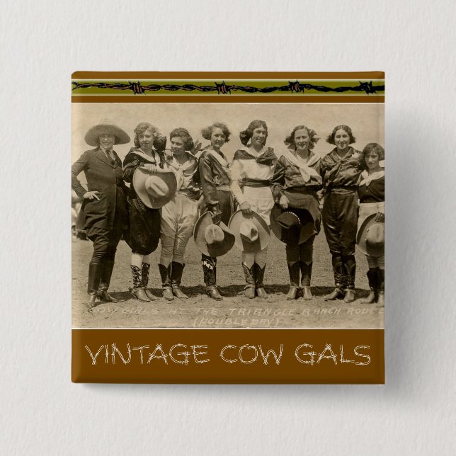 "Vintage Kuhgals" Button (Vorderseite)
