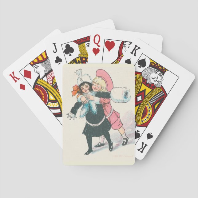 Vintage Kumpel Spielkarten (Rückseite)
