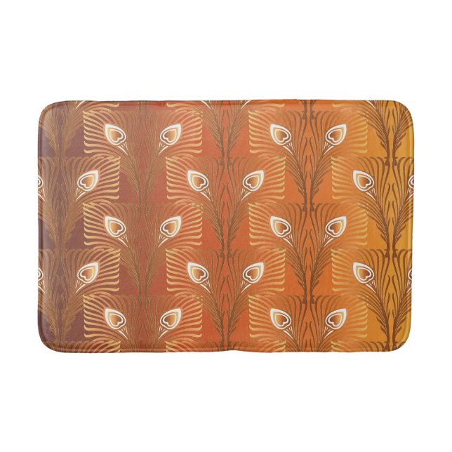 Vintage Kunst Deko Badematte (Vorderseite)