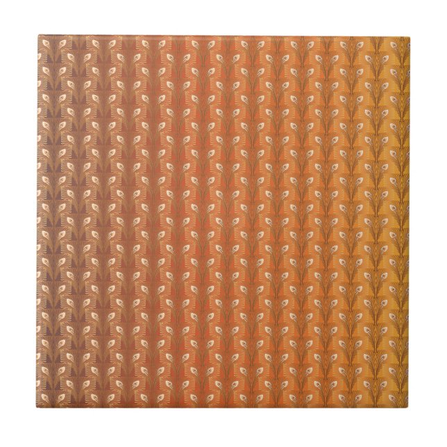 Vintage Kunst Deko Fliese (Vorderseite)