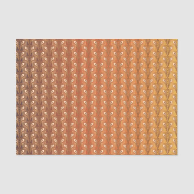 Vintage Kunst Deko Seidenpapier (Vorderseite)