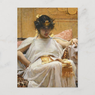 Vintage-Kunst John W. Waterhouse Cleopatra Postkarte