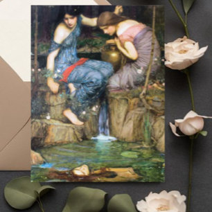 Vintage-Kunst John William Waterhouse Postkarte