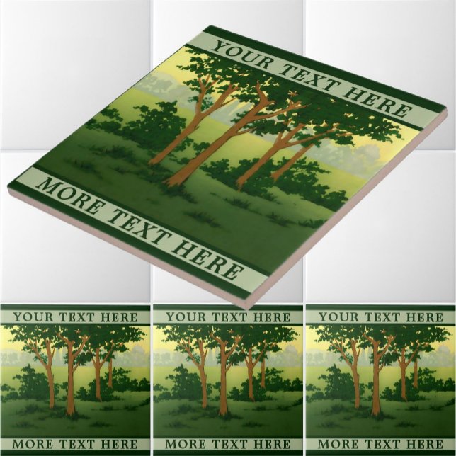 Vintage Kunst & Kunsthandwerk Stilwald-Friesenvorl Fliese (Von Creator hochgeladen)