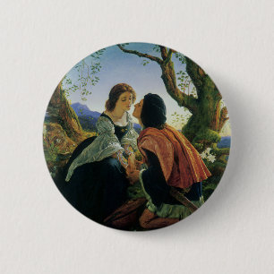 Vintage Kunst, Liebende bei Dämmerung, Sir Joseph  Button