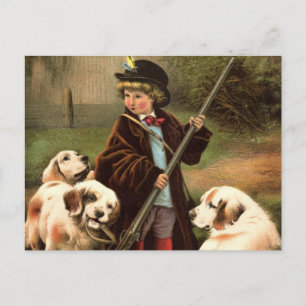 Vintage Kunst Postkarte