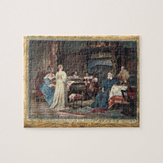 Vintage-Kunst-Puzzle (Horizontal)