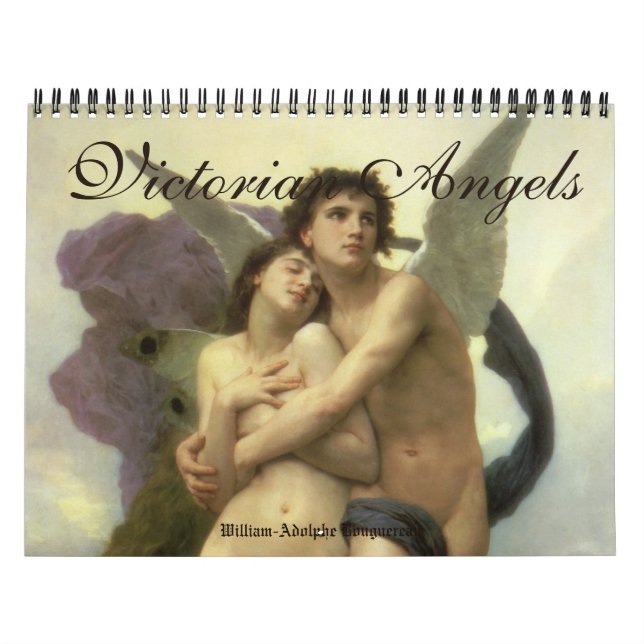 Vintage Kunst, Viktorianische Era Engel Kalender (Titelbild)