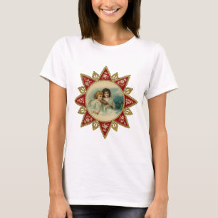 Vintage Kunst - Weihnachtsengel T-Shirt