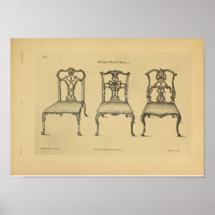 Vintage Kunstdarstellung 1920 Poster