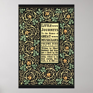 Vintage Kunsthandwerkskunst Poster