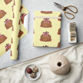 Vintage-Kürbis-Halloween-Muster Geschenkpapier