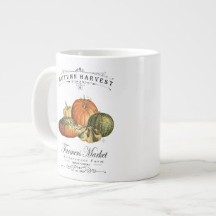 Vintage Kürbis Jumbo-Tasse