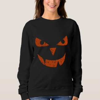 Vintage Kürbislaterne Jackolantern Pumpkin Face H Sweatshirt