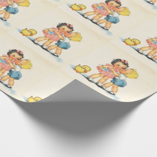 Vintage Küssen Geschenkpapier