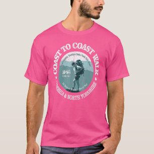 Vintage Küste bis Küste zu Fuß T 2 T-Shirt