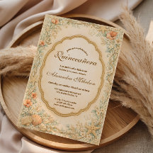 Vintage Küsten-Muschel-Quinceañera