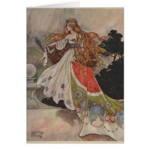 Vintage - La réflexion du miroir,