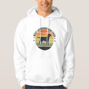 Vintage Labrador Dad Sonnenuntergang Hund Vektor S Hoodie