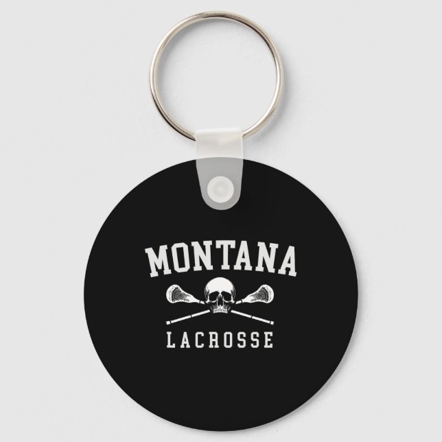 Vintage Lacrosse Montana Schlüsselanhänger (Vorderseite)