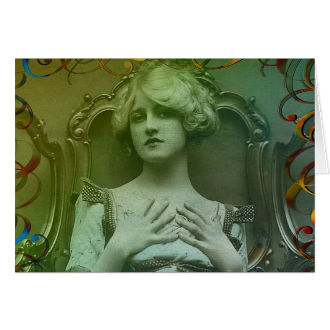 Vintage Lady (Vorderseite (Horizontal))