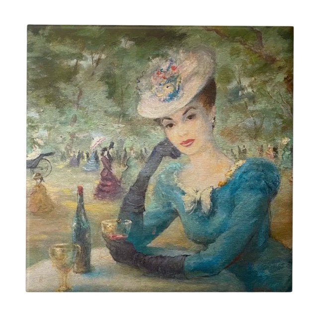 Vintage Lady Fliese (Vorderseite)