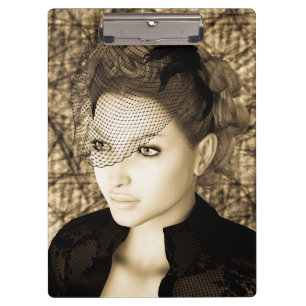 Vintage Lady Klemmbrett