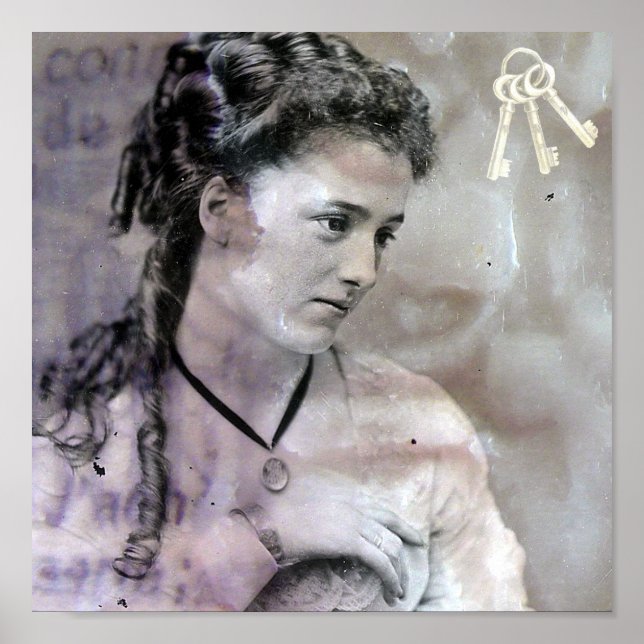 Vintage Lady Poster (Vorne)