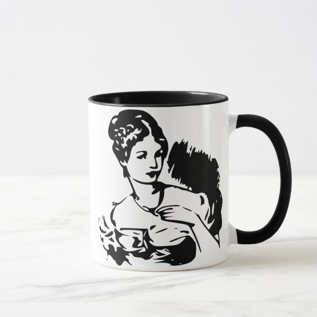 Vintage Lady Tasse (Rechts)