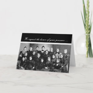 Vintage Ladys Group Einladung Spaß