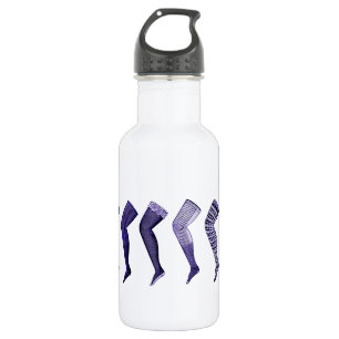 Vintage Ladys Strumpfwaren Edelstahlflasche