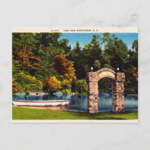 Vintage, Lake Dew, Ridgecrest, North Carolina Postkarte