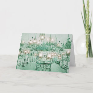 Vintage Lampe LIght-Anzeige Inspirationsmeldung Karte
