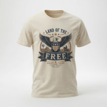Vintage Land der Freien Amerikanischer Stolz