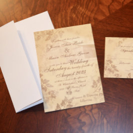 Vintage Landesverheiratung Einladung