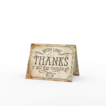 Vintage Landfarm Rustic Vielen Dank