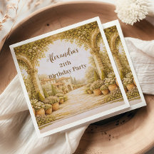 Vintage-Landgut-Garten-Geburtstag