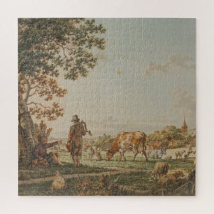 Vintage ländliche Landschaftskunst